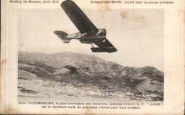 Meeting De Monaco - Aviateur Weymann Avec Automobiline - 1919-1938