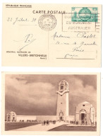 MEMORIAL AUSTRALIEN DE VILLERS-BRETONNEUX 55c Vert Yv 400-CP1 Ossuaire De VERDUN Ob Meca Frankers VIL761 - Cartes Postales Types Et TSC (avant 1995)