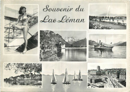  74 - SOUVENIR DU LAC LEMAN - MULTIVUES - Autres & Non Classés