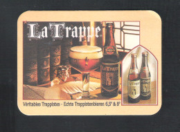 Bierviltje - Sous-bock - Bierdeckel  :  LA TRAPPE -  ECHTE TRAPPISTENBIEREN   (B 878) - Beer Mats