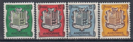 ANDORRA French 164-167,unused,falc Hinged - Sin Clasificación