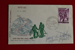 Signed Jim Wittaker Dianne Roberts First American Everest 1963 Expedition Himalaya Mountaineering Escalade Alpinisme - Sportivo