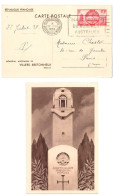 MEMORIAL AUSTRALIEN DE VILLERS-BRETONNEUX 55c Vert Yv 400-CP2 Ossuaire De VERDUN Ob Meca Frankers VIL761 - Standard- Und TSC-AK (vor 1995)