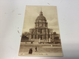 Paris. Le Dome Des Invalides. LL. 238. 1900 Carte Anime Calèche. - Other Monuments