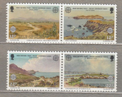 EUROPA CEPT 1986 Isle Of Man Landscape Birds Animals Mi 307-310 MNH(**) #Fauna582 - Other & Unclassified
