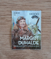 Chile 2023 , Margot Duhalde , First War Pilot Woman Of Chile , Circulated - Cile