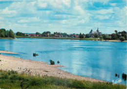 45 - SAINT BENOIT SUR LOIRE - LA LOIRE ET LA BASILIQUE - Sonstige & Ohne Zuordnung