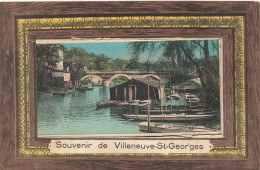 VILLENEUVE SAINT GEORGES - Carte Souvenir  à Système, Dépliant De La Ville. - Villeneuve Saint Georges