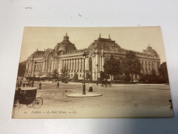 75 - PARIS 8 - Le Petit Palais Carte, Animée, Calèche - Arrondissement: 08