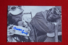 Photo EP Hillary G Lowe 1953 Everest Expedition Signed G Lowe Autograph Himalaya Mountaineering Escalade Alpinism - Sportivo