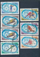 7 Timbres Oblitérés XIV° JEUX OLYMPIQUES D'HIVER SARAJEVO 1984 X-12 Afghanistan Patinage Hockey Sur Glace Ski ... - Winter 1984: Sarajevo