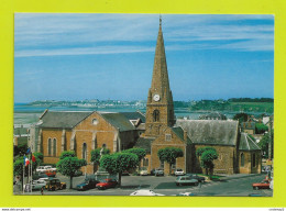 50 SAINT PAIR SUR MER N°16 L'Eglise Saint Gaud Voitures Citroën 2CV Jeep Renault R5 R12 VOIR DOS - Saint Pair Sur Mer