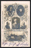AK Nürnberg, Gold. Jubelfeier D. German. Museums 1902, Prinzregent Luitpold, Ganzsache Bayern  - Cartoline