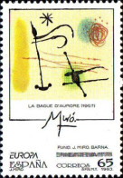 Espagne Poste N** Yv:2844 Mi:3110 Europa La Bague D'Aurore Fund.J.Miro Barna - Ungebraucht