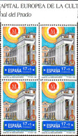Espagne Poste N** Yv:2825 Mi:3092 Ed:3229 Museo Nat.del Prado Bloc De 4 Bord De Feuille - Neufs