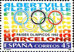 Espagne Poste N** Yv:2808 Mi:3073 Paises Olimpicos Alberville Barcelona - Ongebruikt