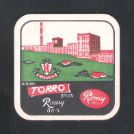 Bierviltje - Sous-bock - Bierdeckel  :  ROMY - PILS - TORRO - BRUIN  (B 894) - Portavasos