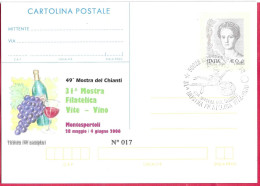 REPIQUAGE - ANNULLO SPECIALE "TIRIOLO(CZ)*13.5.2006*/INAUGURAZIONE MUSEO DEL COSTUME TRADIZIONALE CALABRESE" - Entero Postal