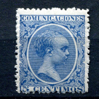 1889/1901.ESPAÑA.EDIFIL 215*.NUEVO CON FIJASELLOS(MH). - Nuovi