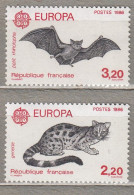 EUROPA CEPT 1986 France Animals Mi 2546-2547 MNH(**) #Fauna600-1 - Otros & Sin Clasificación