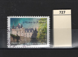 PRIX FIXE Obl 727 YT Azai Le Rideau Châteaux Et Demeures De Nos Régions 59 - Used Stamps