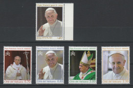 Philippines Vatican 2014 Emission Commune Pape François Pope Francesco Francis Pilipinas Vaticano Mint Set - Joint Issues