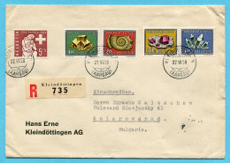 Satzbrief Von Kleindöttingen Nach Kolarovgrad 1958 - Absender: Hans Erne - Brieven En Documenten