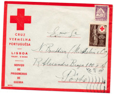 PORTUGAL. 1939. CRUZ VERMELHA PORTUGUESA. SERVICO DE PRISIONEROS DE GUERRA. VIGNETTE C.R. - Briefe U. Dokumente