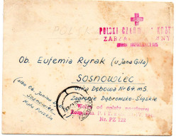 ENGLAND. 1945. INTERNE POLONAIS. CAMP CHECKENDON BERKSHIRE. VIA "POLSKI CZERWONY KRZYZ". - Covers & Documents