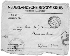 PAYS-BAS. 1940. "NEDERLANDSCHE ROOD KRUIS -MAASTRICHT". CENSURE ALLEMANDE.POUR C.I.C.R. GENEVE (SUISSE) - Briefe U. Dokumente