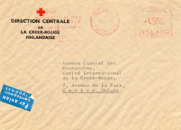 FINLANDE.1942."CROIX-ROUGE FINLANDAISE" POUR C.I.C.R.GENÉVE (SUISSE) - Covers & Documents