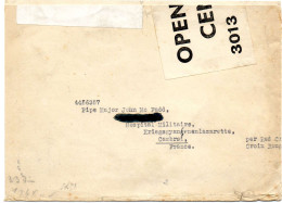 GRANDE-BRETAGNE.1940.RARE. "BRITISH PRISONER OF WAR-LAZARET DE CAMBRAI (FRANCE)".PAR CROIX-ROUGE.TRIPLE CENSURE - Postmark Collection