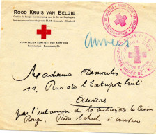 BELGIQUE.1942.L.F."ROOD KRUIS VAN BELGIE- ANTWERPEN". - Guerra 40 – 45 (Cartas & Documentos)