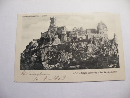 A549 .CPA. PORTUGAL. LISBOA. Real Castello Da Pena.Cintra .beau Plan . écrite & Voyagée 1903 - Lisboa