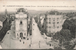 FRANCE - Clermont Ferrand - Avenue Charras - Avenue De La Gare Et Avenue De La Croix Morel - Carte Postale Ancienne - Clermont Ferrand