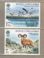 EUROPA CEPT 1986 Cyprus Birds Animals Mi 655-656 MNH(**) #Fauna606-1 - Altri & Non Classificati