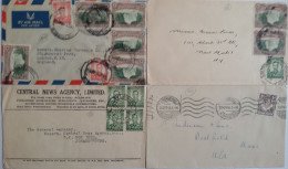 RHODESIE - 4 Lettres (enveloppes) Dont 3 Du Sud Et 1 Du Nord - Other & Unclassified