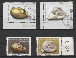 France Roumanie 2006 Emission Commune Constantin Brancusi Oblitérés France Romania Joint Issue Cancelled Set - Joint Issues