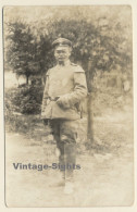 WW1: Portrait Of Elder German Soldier In Front Of Tree (Vintage RPPC 1910s) - War 1914-18