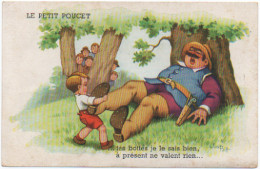Illustrateur : PATT Jim : Le Petit Poucet : Tes Bottes Je Les Sais Bien .... Ogre Et Enfants : M. D. Paris - Altri & Non Classificati