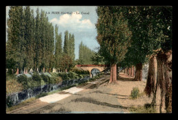 72 - LA SUZE - LE CANAL - CARTE COLORISEE - La Suze Sur Sarthe