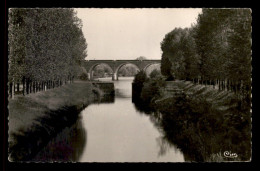 72 - NOYEN-SUR-SARTHE - LE CANAL ET LE PONT DU CHEMIN DE FER - Autres & Non Classés