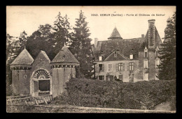 72 - SEMUR - PORTE ET CHATEAU - Andere & Zonder Classificatie