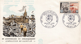 FDC 1964 SAINT-LO - 1960-1969