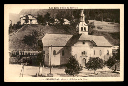 74 - MORZINE - L'EGLISE ET LA PLACE - Morzine