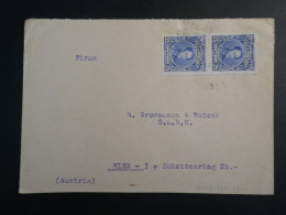 DP18  VENEZUELA   BELLE LETTRE   1920 CARACAS A WIEN AUSTRIA  +PAIRE DE TP  +AFF. INTERESSANT+++ - Venezuela