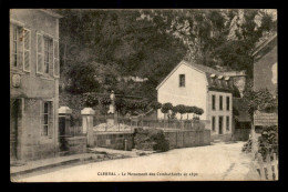 25 - CLERVAL - LE MONUMENT DES COMBATTANTS DE DE LA GUERRE DE 1870 - Sonstige & Ohne Zuordnung