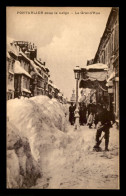 25 - PONTARLIER - LA GRAND' RUE SOUS LA NEIGE - Pontarlier