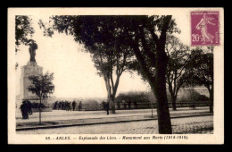 13 - ARLES - ESPLANADE DES LICES - MONUMENT AUX MORTS - Arles