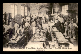 13 - MARSEILLE - ORPHELINS ET PUPILLES DE LA MARINE - ECOLE COURBET - ATELIER - Unclassified